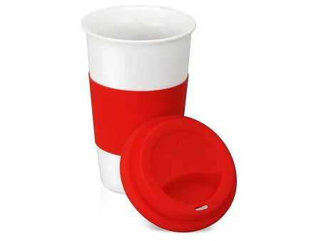 Кружка с силиконовой крышкой Нью-Йорк