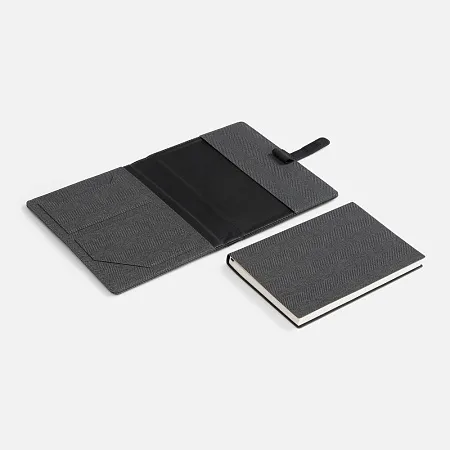 Ежедневник-органайзер Twill, недатированный, черный