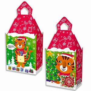 №4 ЗАМОК ТИГР 700 грамм новогодний подарок классический