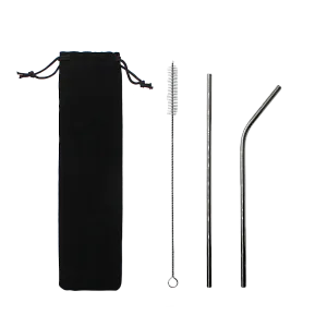 Набор многоразовых трубочек Оnlycofer black