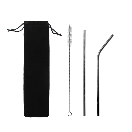 Набор многоразовых трубочек Оnlycofer black