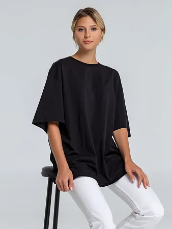 Футболка оверсайз «Чистая Соль», черная