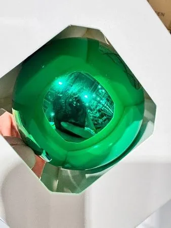 Оформительский шар Finery, 10 см, глянцевый красный