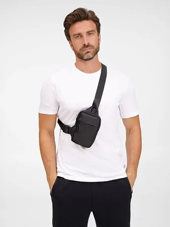 Спортивная кросс-боди сумка UrbanHike, черная