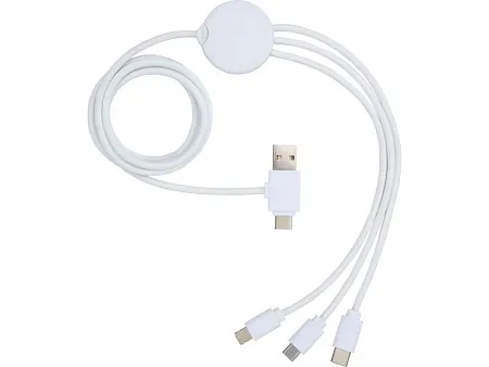 Зарядный кабель 5-в-1 Pure с противобактериальной присадкой