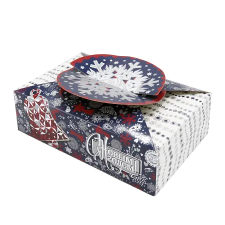 №6 СНЕЖИНКА 1000 грамм новогодний подарок классический