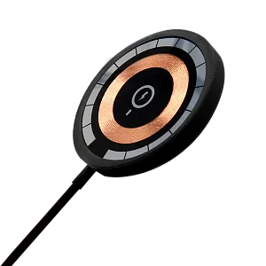 Беспроводное магнитное зарядное устройство Aphia 15W To Go, черный/белый