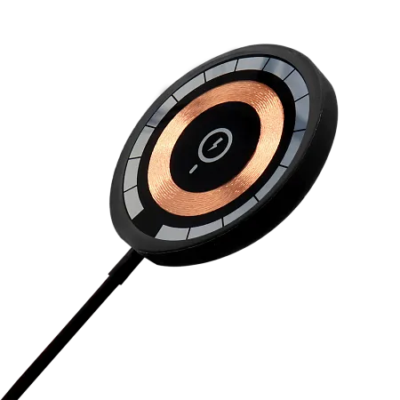 Беспроводное магнитное зарядное устройство Aphia 15W To Go, черный/белый