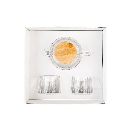 Набор подарочный "Чайные традиции" чайник, 2 кружки