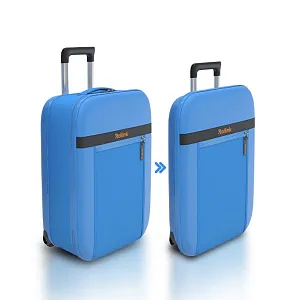 Чемодан складной Rollink Aura 55x40x20 см, 2 колеса