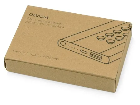 Портативное зарядное устройство Octopus, 4000 mAh