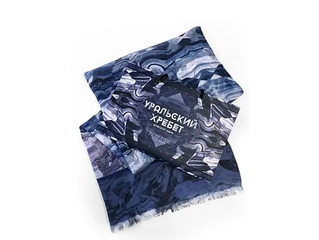 Шарф мужской Уральский хребет