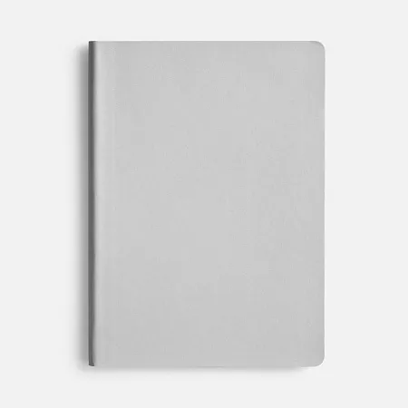 Блокнот Flex Shall ver.2, серебристый