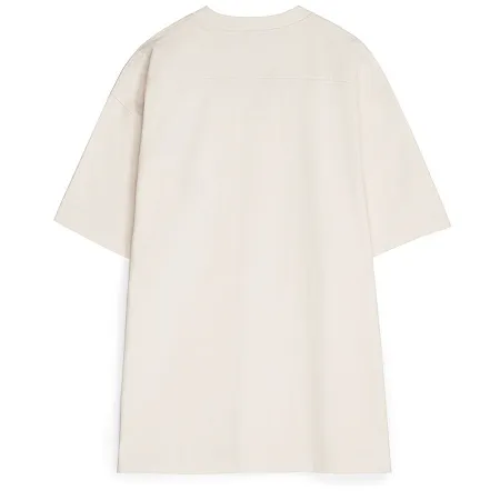 Футболка оверсайз унисекс Sideline, молочно-белая