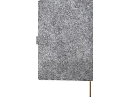 Блокнот A5 Viviana из переработанного фетра и пробкового дуба