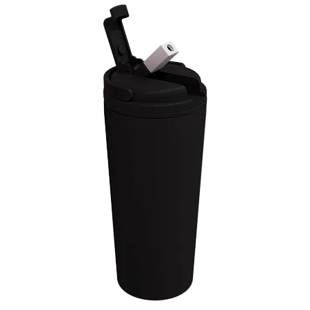 Термостакан Basic с крышкой с трубочкой