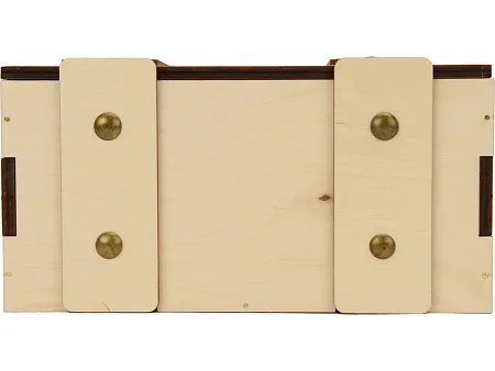 Деревянная подарочная коробка с крышкой Ларчик