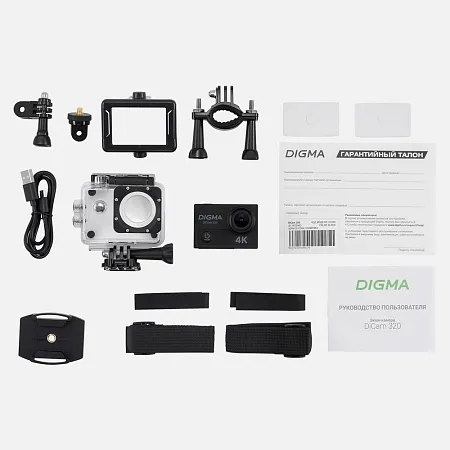 Экшн-камера Digma DiCam 320, черная