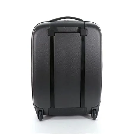 Чемодан складной Rollink Earth 55x40x20 см, 2 колеса, черный/зеленый