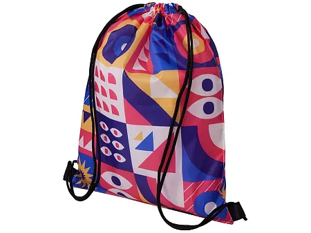 Рюкзак-мешок из полиэстера с возможностью двухсторонней полноцветной печати