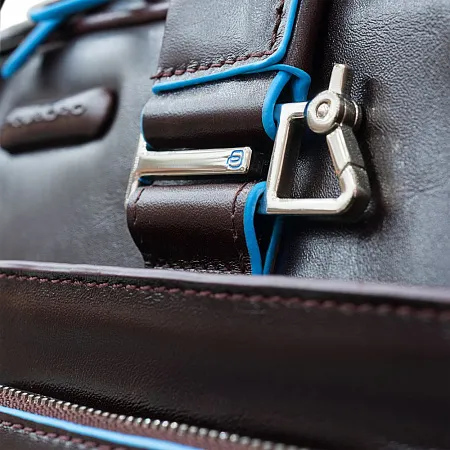 Сумка мужская для ноутбука Piquadro Blue Square, черная