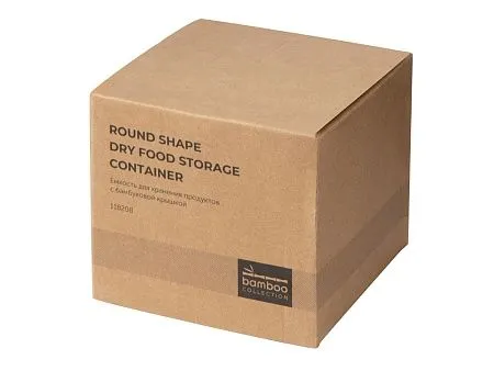 Круглая емкость из натуральных волокон для хранения Cereal