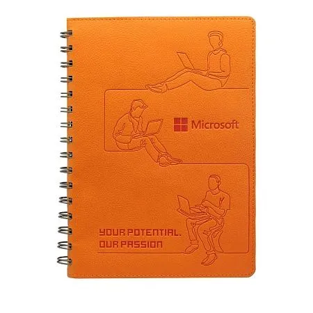 Ежедневник Portobello Trend, Vista, недатированный, оранжевый/коричневый