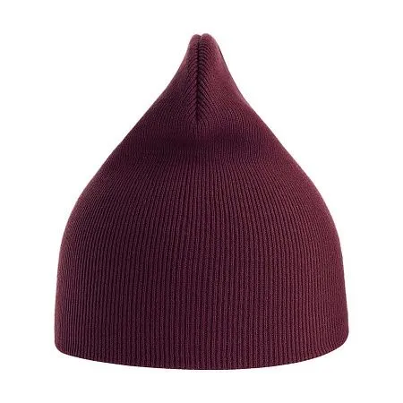 Шапка YALA, вязанная, 100%  органический хлопок, бордовый