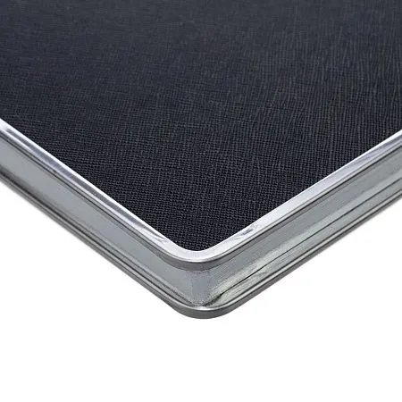 Ежедневник Frame Metal, недатированный, черный