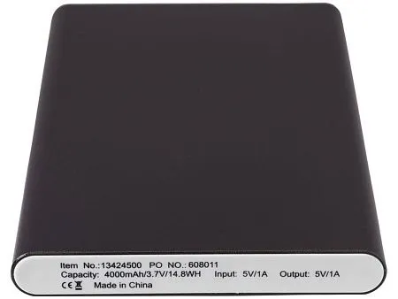 Портативное зарядное устройство Pep, 4000 mAh