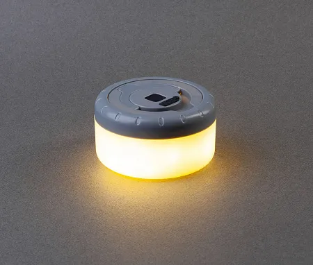 Фонарь-гирлянда "Twinkle" для кемпинга, серый с белым