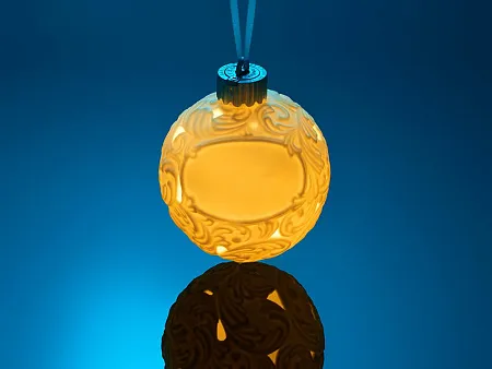 Шар новогодний с подсветкой