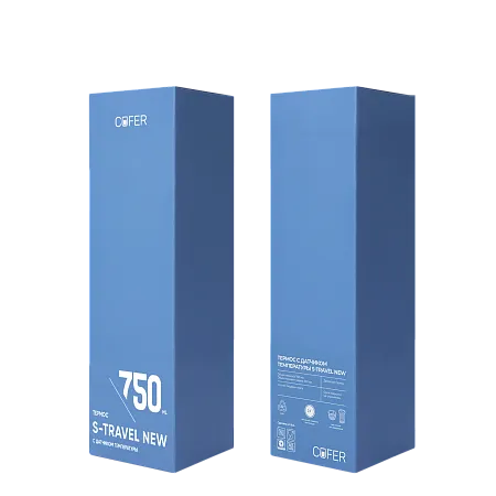 Термос S-travel New софт-тач с датчиком температуры 750 мл