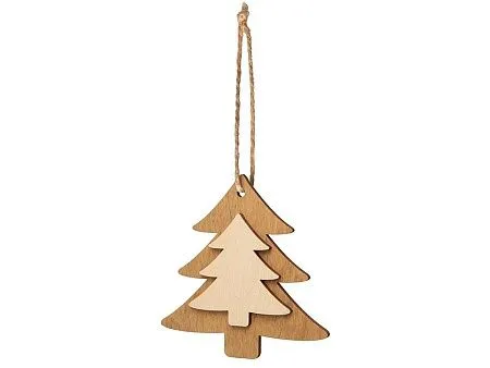 Деревянная подвеска на елку Firtree