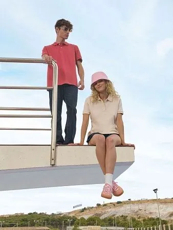 Рубашка поло женская Pacific Women, розовая (лососевая)