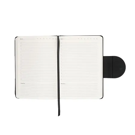 Ежедневник недатированный "Сицилия", формат А5, черный