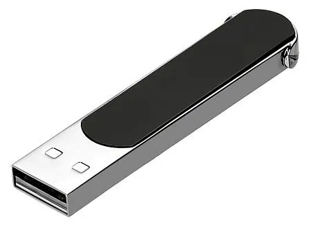 Ручка шариковая металлическая Patronus с флеш-картой на 16 Гб