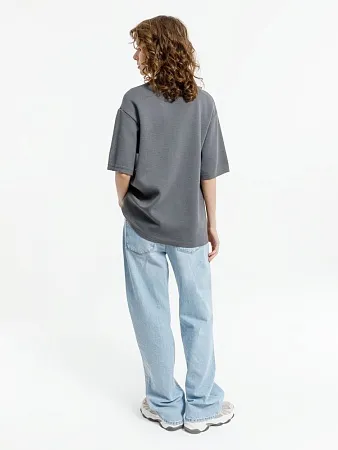 Джемпер с коротким рукавом Siluetti Volumica, серый