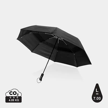 Компактный зонт-антишторм Tornado от Swiss Peak из rPET Aware™, 27"