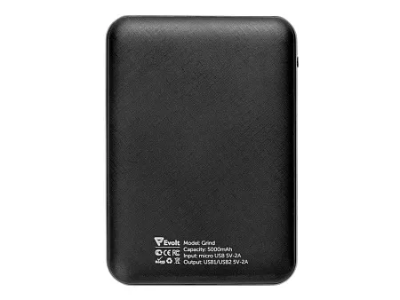 Портативное зарядное устройство Grind, 5000 mAh