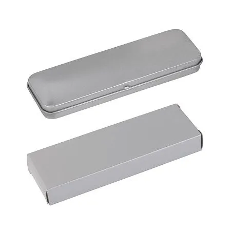 Набор "Ray" (ручка+карандаш), черный/серебристый, покрытие soft touch