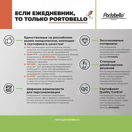 Ежедневник недатированный Chameleon BtoBook, черный/красный (без упаковки, без стикера)