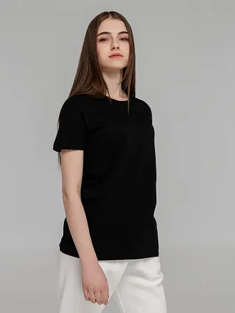 Футболка мужская приталенная REGENT FIT 150, черная