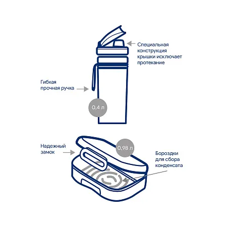 Бутылка для воды "Drinkme" 350 мл