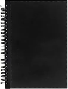 Ежедневник Notera Maxi, недатированный, черный