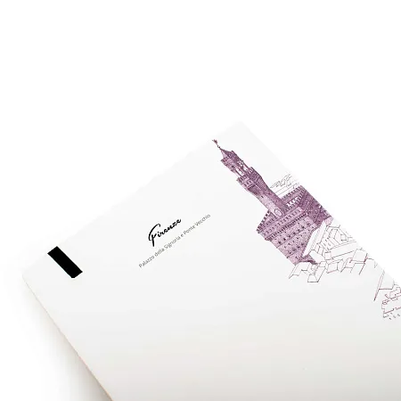 Блокнот линованный Pininfarina ITALIAN BEAUTY FIRENZE из каменной бумаги, А5