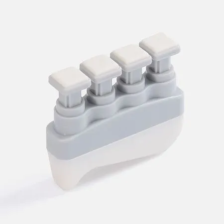Эспандер кистевой FingerTap, серый с белым