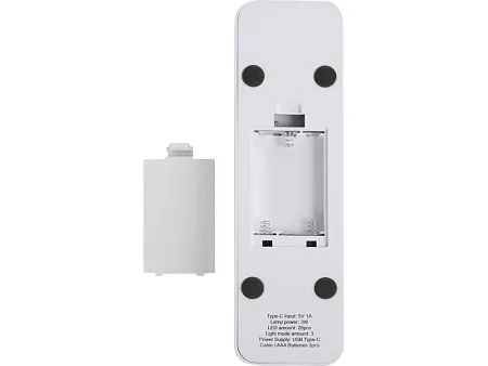 Складывающая настольная лампа с подставкой для телефона Stack N, 3 Вт