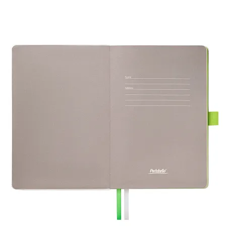 Ежедневник Portobello Trend, Arctic, недатированный, белый/зеленый
