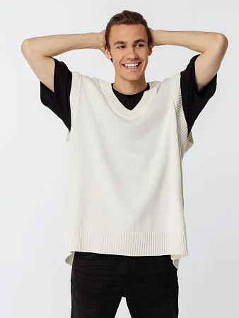 Жилет оверсайз унисекс Tad в сумке, красный